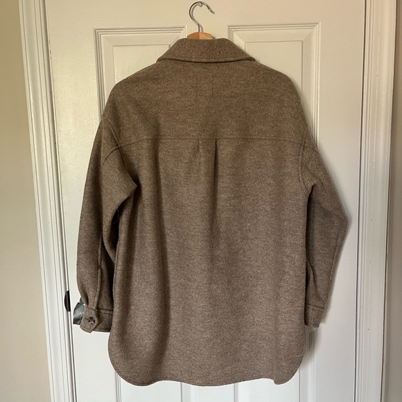 H&M oversized wool shacket Sz XS - Picture 4 of 6